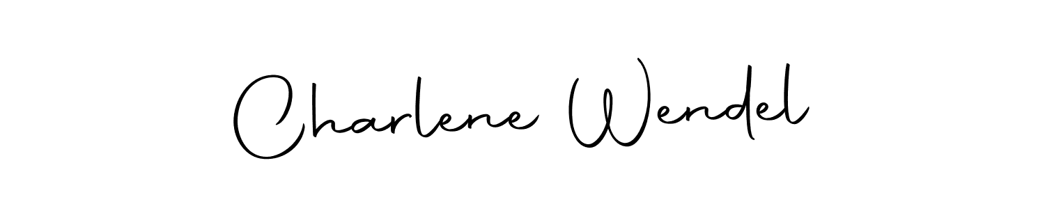 Use a signature maker to create a handwritten signature online. With this signature software, you can design (Autography-DOLnW) your own signature for name Charlene Wendel. Charlene Wendel signature style 10 images and pictures png