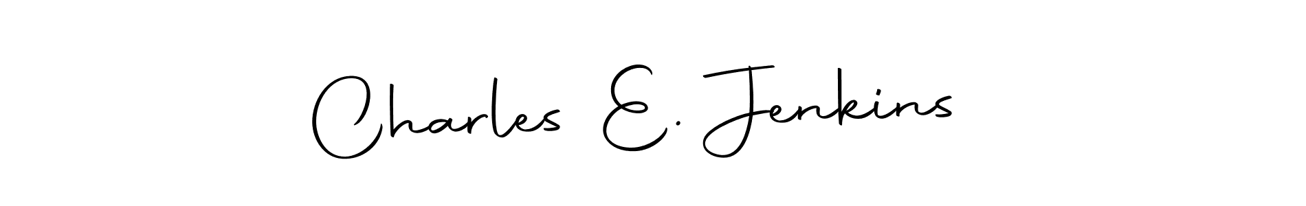 How to make Charles E. Jenkins  name signature. Use Autography-DOLnW style for creating short signs online. This is the latest handwritten sign. Charles E. Jenkins  signature style 10 images and pictures png