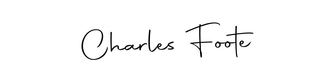 Design your own signature with our free online signature maker. With this signature software, you can create a handwritten (Autography-DOLnW) signature for name Charles Foote. Charles Foote signature style 10 images and pictures png