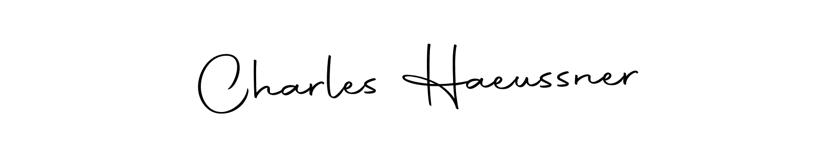 Design your own signature with our free online signature maker. With this signature software, you can create a handwritten (Autography-DOLnW) signature for name Charles Haeussner. Charles Haeussner signature style 10 images and pictures png