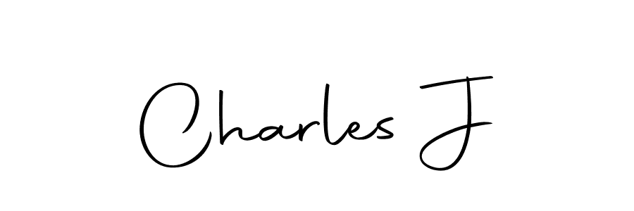 Design your own signature with our free online signature maker. With this signature software, you can create a handwritten (Autography-DOLnW) signature for name Charles J. Charles J signature style 10 images and pictures png