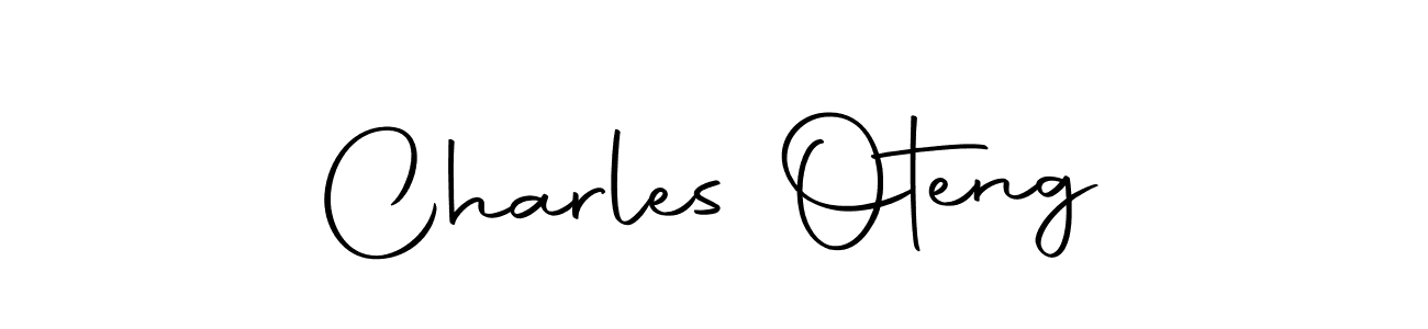 Create a beautiful signature design for name Charles Oteng. With this signature (Autography-DOLnW) fonts, you can make a handwritten signature for free. Charles Oteng signature style 10 images and pictures png