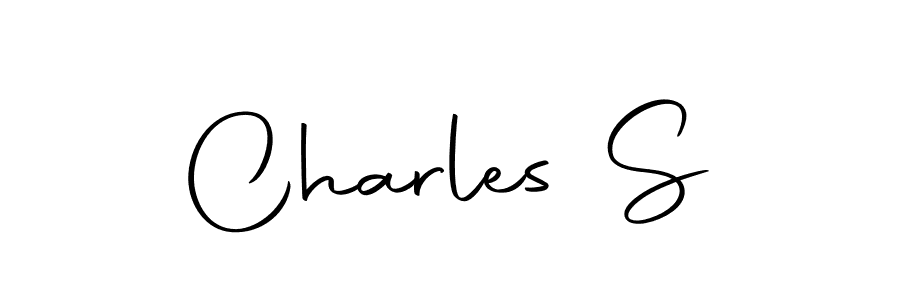 Make a beautiful signature design for name Charles S. With this signature (Autography-DOLnW) style, you can create a handwritten signature for free. Charles S signature style 10 images and pictures png