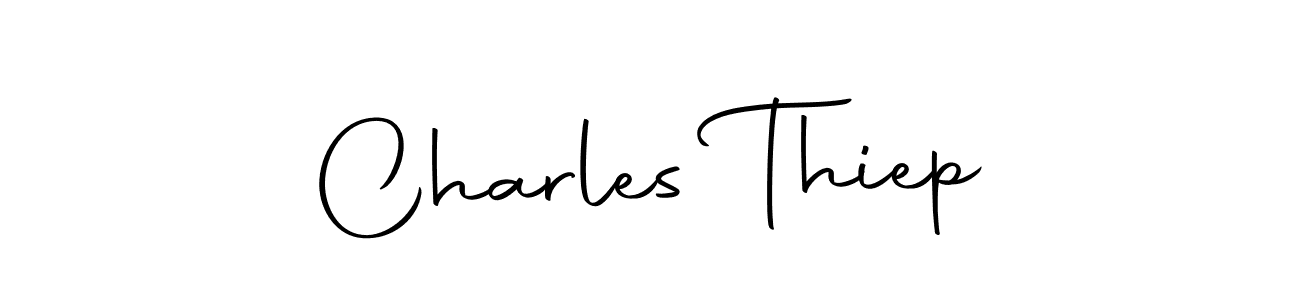 You should practise on your own different ways (Autography-DOLnW) to write your name (Charles Thiep) in signature. don't let someone else do it for you. Charles Thiep signature style 10 images and pictures png
