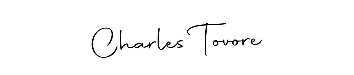 Charles Tovore stylish signature style. Best Handwritten Sign (Autography-DOLnW) for my name. Handwritten Signature Collection Ideas for my name Charles Tovore. Charles Tovore signature style 10 images and pictures png