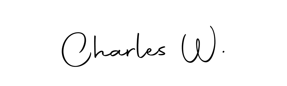 This is the best signature style for the Charles W. name. Also you like these signature font (Autography-DOLnW). Mix name signature. Charles W. signature style 10 images and pictures png