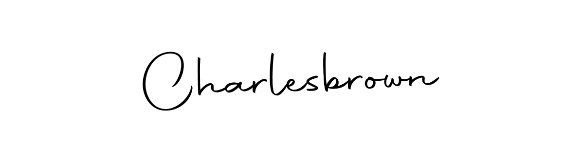 Design your own signature with our free online signature maker. With this signature software, you can create a handwritten (Autography-DOLnW) signature for name Charlesbrown. Charlesbrown signature style 10 images and pictures png