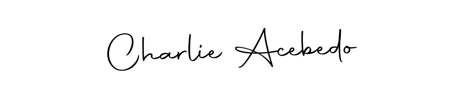 Similarly Autography-DOLnW is the best handwritten signature design. Signature creator online .You can use it as an online autograph creator for name Charlie Acebedo. Charlie Acebedo signature style 10 images and pictures png