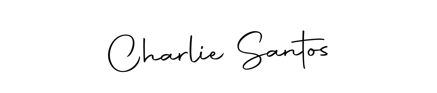 Make a beautiful signature design for name Charlie Santos. With this signature (Autography-DOLnW) style, you can create a handwritten signature for free. Charlie Santos signature style 10 images and pictures png