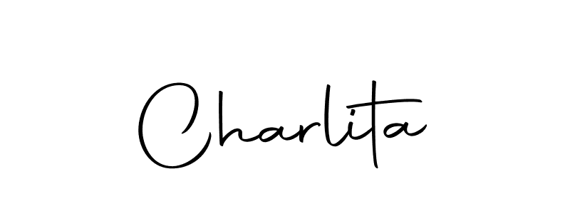 The best way (Autography-DOLnW) to make a short signature is to pick only two or three words in your name. The name Charlita include a total of six letters. For converting this name. Charlita signature style 10 images and pictures png