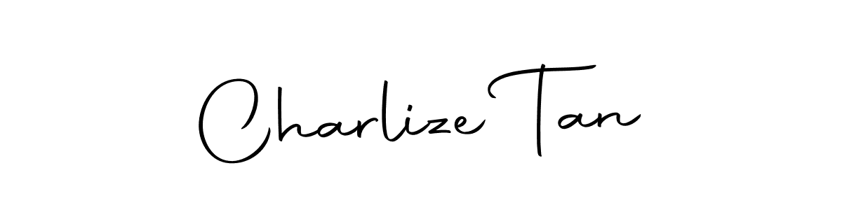 Design your own signature with our free online signature maker. With this signature software, you can create a handwritten (Autography-DOLnW) signature for name Charlize Tan. Charlize Tan signature style 10 images and pictures png