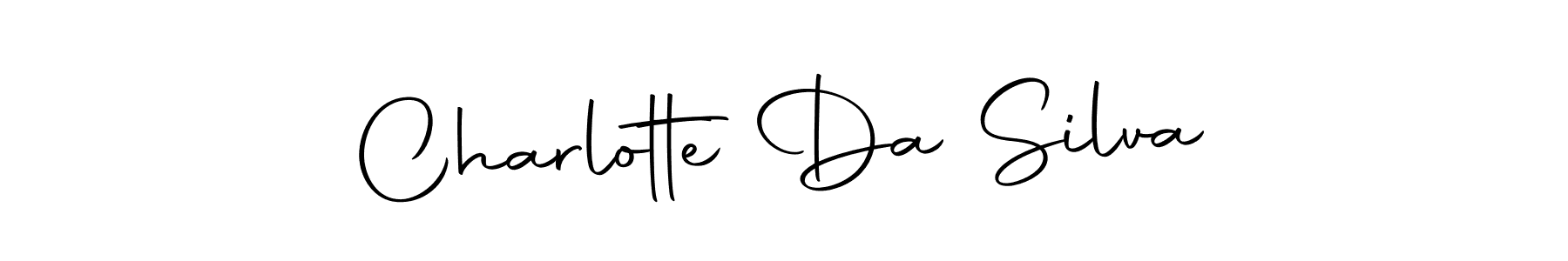 Create a beautiful signature design for name Charlotte Da Silva. With this signature (Autography-DOLnW) fonts, you can make a handwritten signature for free. Charlotte Da Silva signature style 10 images and pictures png