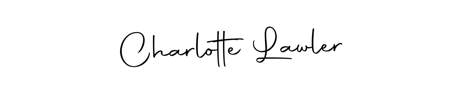 Make a beautiful signature design for name Charlotte Lawler. With this signature (Autography-DOLnW) style, you can create a handwritten signature for free. Charlotte Lawler signature style 10 images and pictures png