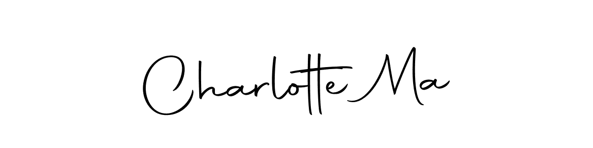 Design your own signature with our free online signature maker. With this signature software, you can create a handwritten (Autography-DOLnW) signature for name Charlotte Ma. Charlotte Ma signature style 10 images and pictures png