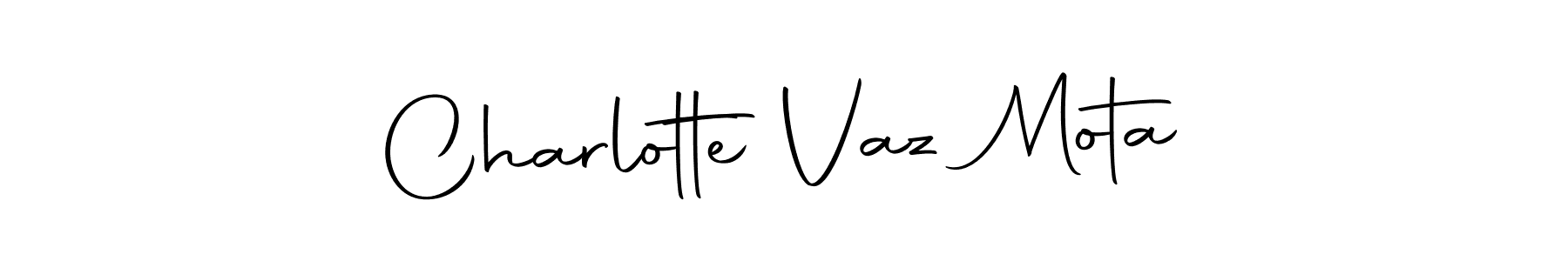 Use a signature maker to create a handwritten signature online. With this signature software, you can design (Autography-DOLnW) your own signature for name Charlotte Vaz Mota. Charlotte Vaz Mota signature style 10 images and pictures png