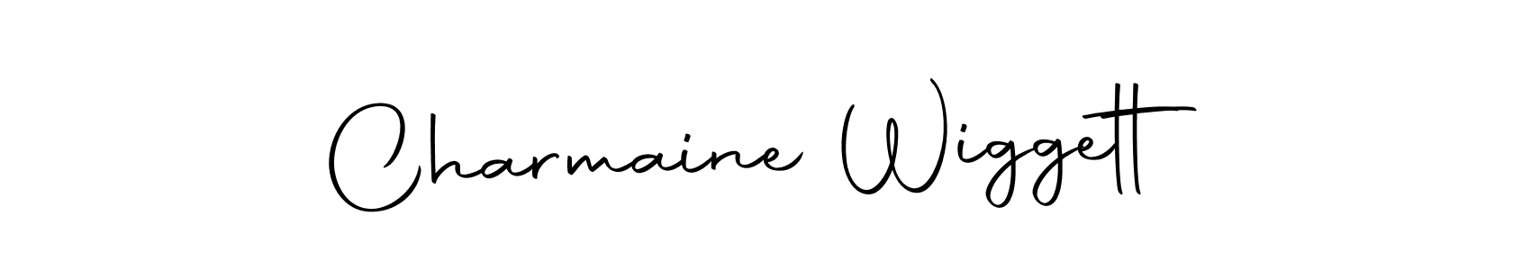 Make a beautiful signature design for name Charmaine Wiggett. Use this online signature maker to create a handwritten signature for free. Charmaine Wiggett signature style 10 images and pictures png