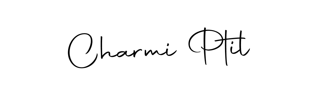 Also we have Charmi Ptil name is the best signature style. Create professional handwritten signature collection using Autography-DOLnW autograph style. Charmi Ptil signature style 10 images and pictures png