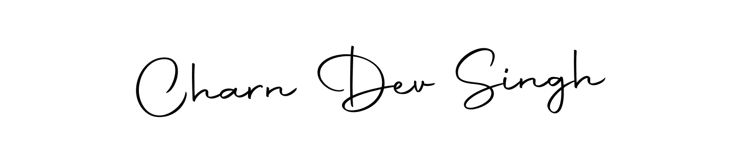 Design your own signature with our free online signature maker. With this signature software, you can create a handwritten (Autography-DOLnW) signature for name Charn Dev Singh. Charn Dev Singh signature style 10 images and pictures png