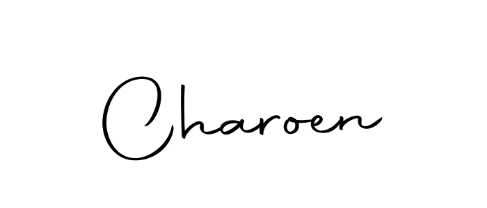 Charoen stylish signature style. Best Handwritten Sign (Autography-DOLnW) for my name. Handwritten Signature Collection Ideas for my name Charoen. Charoen signature style 10 images and pictures png