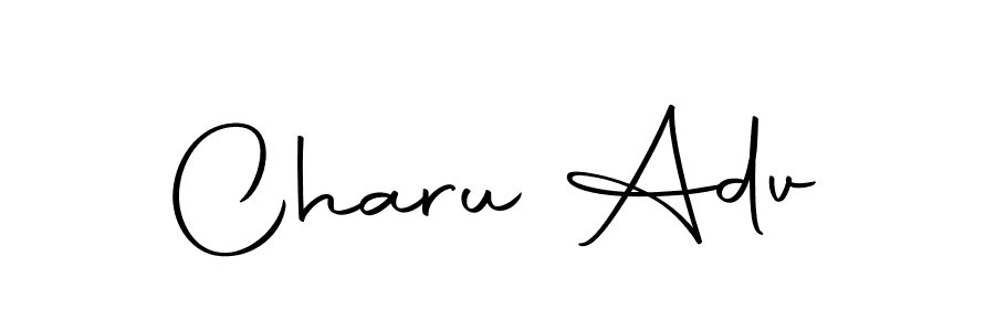 Make a beautiful signature design for name Charu Adv. With this signature (Autography-DOLnW) style, you can create a handwritten signature for free. Charu Adv signature style 10 images and pictures png