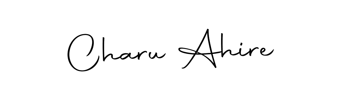 Also we have Charu Ahire name is the best signature style. Create professional handwritten signature collection using Autography-DOLnW autograph style. Charu Ahire signature style 10 images and pictures png