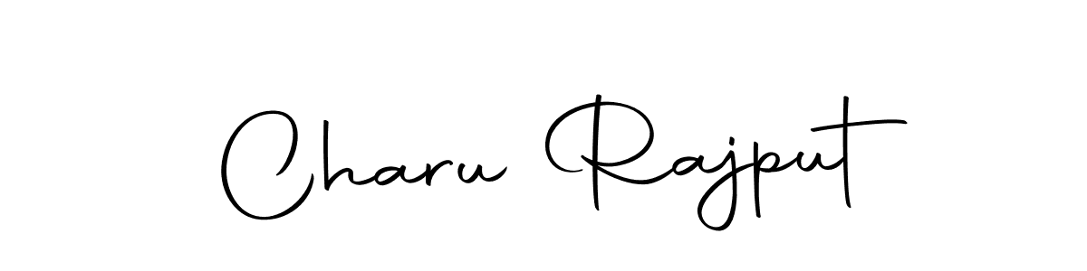 How to make Charu Rajput name signature. Use Autography-DOLnW style for creating short signs online. This is the latest handwritten sign. Charu Rajput signature style 10 images and pictures png