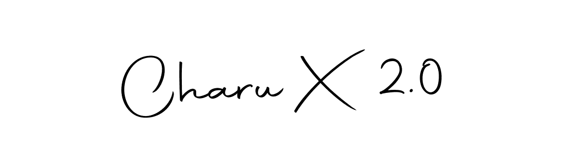 Make a beautiful signature design for name Charu X 2.0. With this signature (Autography-DOLnW) style, you can create a handwritten signature for free. Charu X 2.0 signature style 10 images and pictures png