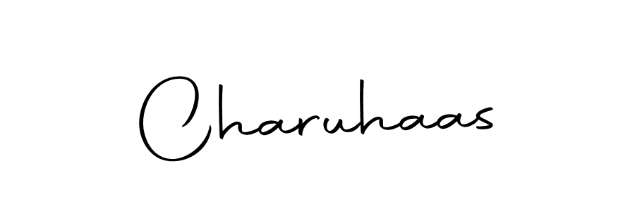 Use a signature maker to create a handwritten signature online. With this signature software, you can design (Autography-DOLnW) your own signature for name Charuhaas. Charuhaas signature style 10 images and pictures png