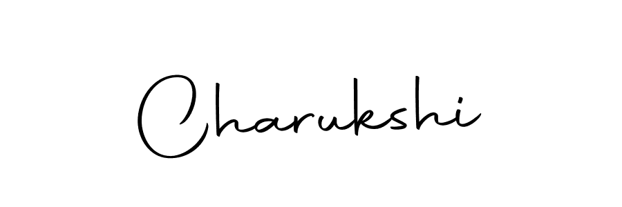 Create a beautiful signature design for name Charukshi. With this signature (Autography-DOLnW) fonts, you can make a handwritten signature for free. Charukshi signature style 10 images and pictures png
