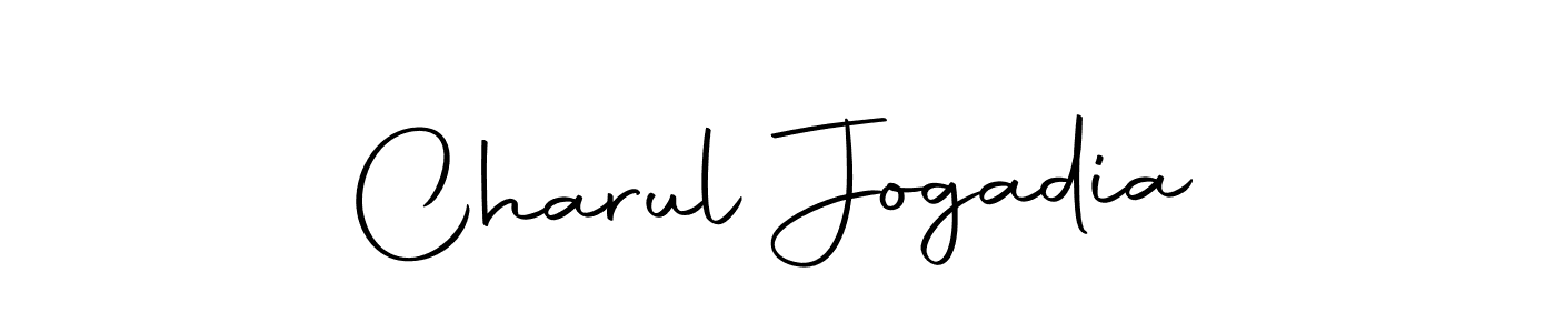 How to make Charul Jogadia name signature. Use Autography-DOLnW style for creating short signs online. This is the latest handwritten sign. Charul Jogadia signature style 10 images and pictures png