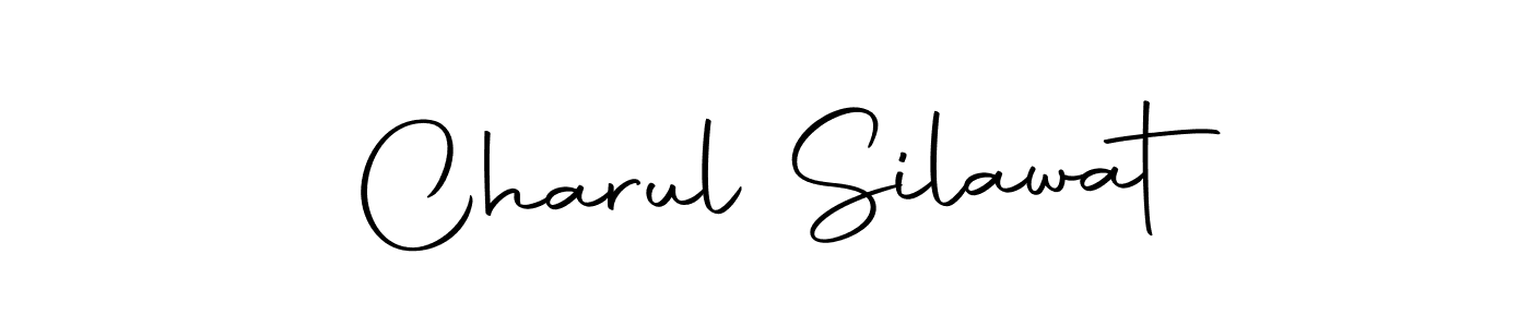 You should practise on your own different ways (Autography-DOLnW) to write your name (Charul Silawat) in signature. don't let someone else do it for you. Charul Silawat signature style 10 images and pictures png