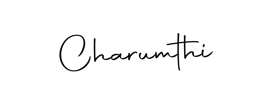 Make a beautiful signature design for name Charumthi. With this signature (Autography-DOLnW) style, you can create a handwritten signature for free. Charumthi signature style 10 images and pictures png