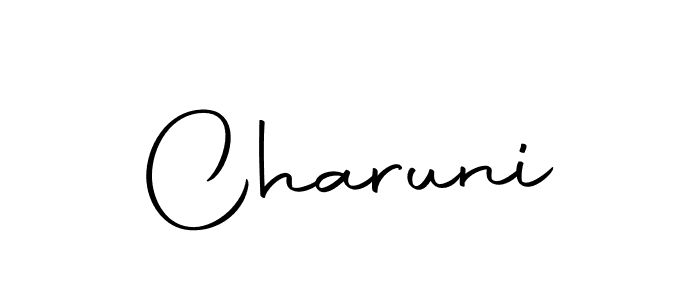 Charuni stylish signature style. Best Handwritten Sign (Autography-DOLnW) for my name. Handwritten Signature Collection Ideas for my name Charuni. Charuni signature style 10 images and pictures png