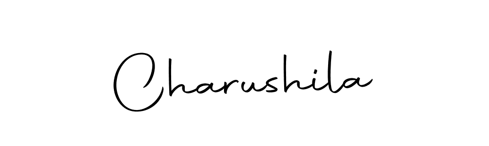 Charushila stylish signature style. Best Handwritten Sign (Autography-DOLnW) for my name. Handwritten Signature Collection Ideas for my name Charushila. Charushila signature style 10 images and pictures png