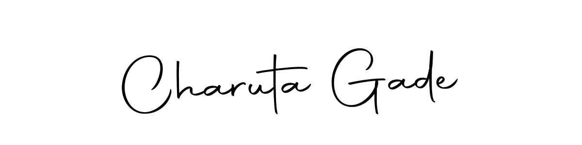 Create a beautiful signature design for name Charuta Gade. With this signature (Autography-DOLnW) fonts, you can make a handwritten signature for free. Charuta Gade signature style 10 images and pictures png