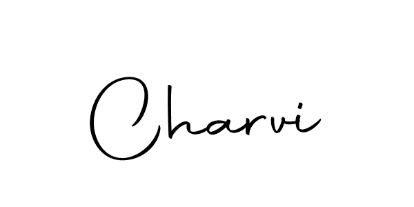 Make a beautiful signature design for name Charvi. With this signature (Autography-DOLnW) style, you can create a handwritten signature for free. Charvi signature style 10 images and pictures png