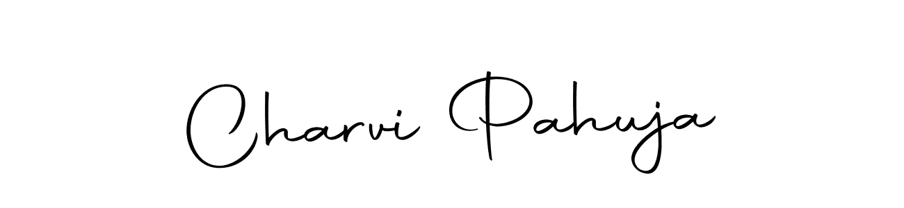 Autography-DOLnW is a professional signature style that is perfect for those who want to add a touch of class to their signature. It is also a great choice for those who want to make their signature more unique. Get Charvi Pahuja name to fancy signature for free. Charvi Pahuja signature style 10 images and pictures png
