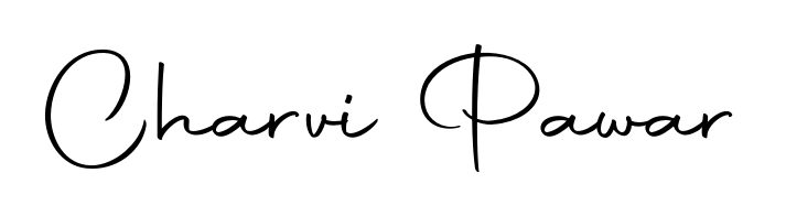 Create an unforgettable impression when signing with Charvi Pawar name styled in Autography-DOLnW typography. 100% free online generator. Charvi Pawar signature style 10 images and pictures png