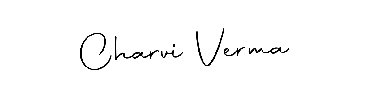 Design your own signature with our free online signature maker. With this signature software, you can create a handwritten (Autography-DOLnW) signature for name Charvi Verma. Charvi Verma signature style 10 images and pictures png