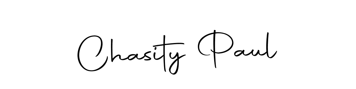 Create a beautiful signature design for name Chasity Paul. With this signature (Autography-DOLnW) fonts, you can make a handwritten signature for free. Chasity Paul signature style 10 images and pictures png