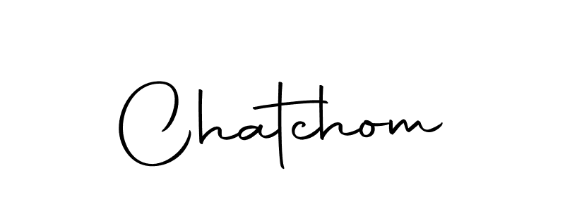 Make a beautiful signature design for name Chatchom. With this signature (Autography-DOLnW) style, you can create a handwritten signature for free. Chatchom signature style 10 images and pictures png