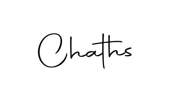 Make a beautiful signature design for name Chaths. With this signature (Autography-DOLnW) style, you can create a handwritten signature for free. Chaths signature style 10 images and pictures png