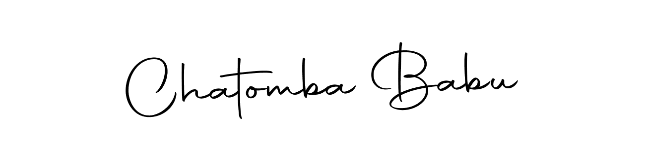 Similarly Autography-DOLnW is the best handwritten signature design. Signature creator online .You can use it as an online autograph creator for name Chatomba Babu. Chatomba Babu signature style 10 images and pictures png