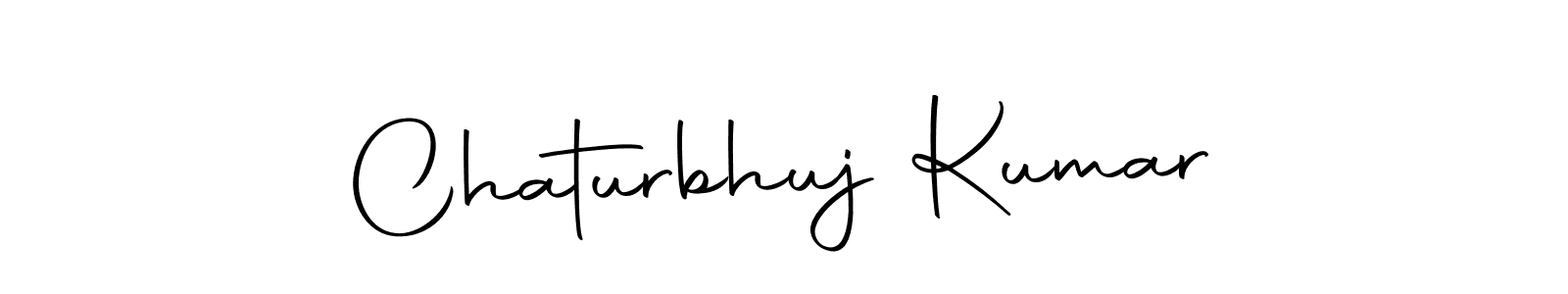 How to make Chaturbhuj Kumar name signature. Use Autography-DOLnW style for creating short signs online. This is the latest handwritten sign. Chaturbhuj Kumar signature style 10 images and pictures png