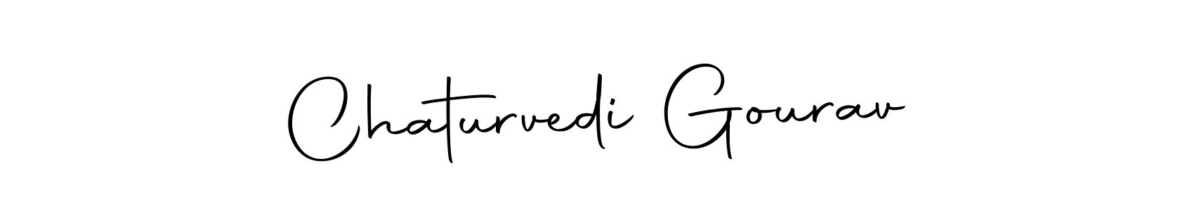 Use a signature maker to create a handwritten signature online. With this signature software, you can design (Autography-DOLnW) your own signature for name Chaturvedi Gourav. Chaturvedi Gourav signature style 10 images and pictures png
