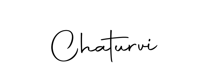 Design your own signature with our free online signature maker. With this signature software, you can create a handwritten (Autography-DOLnW) signature for name Chaturvi. Chaturvi signature style 10 images and pictures png