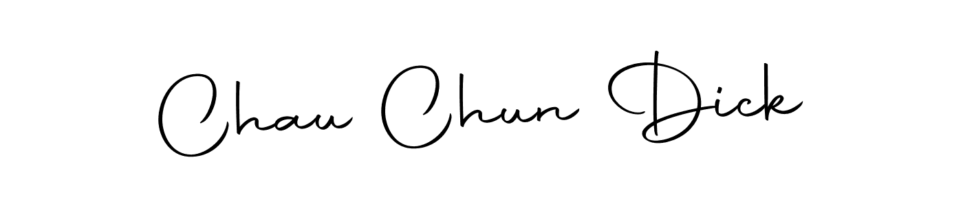 Make a beautiful signature design for name Chau Chun Dick. With this signature (Autography-DOLnW) style, you can create a handwritten signature for free. Chau Chun Dick signature style 10 images and pictures png