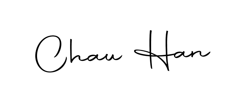 Make a beautiful signature design for name Chau Han. With this signature (Autography-DOLnW) style, you can create a handwritten signature for free. Chau Han signature style 10 images and pictures png