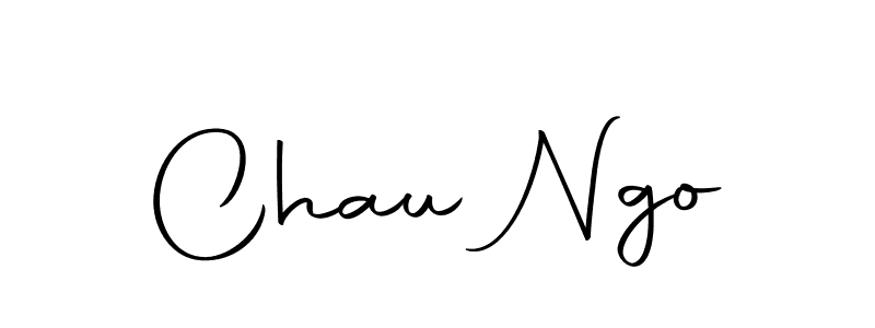 Design your own signature with our free online signature maker. With this signature software, you can create a handwritten (Autography-DOLnW) signature for name Chau Ngo. Chau Ngo signature style 10 images and pictures png