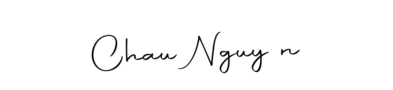 You should practise on your own different ways (Autography-DOLnW) to write your name (Chau Nguyễn) in signature. don't let someone else do it for you. Chau Nguyễn signature style 10 images and pictures png